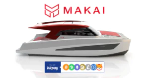 Purchase a MAKAI Power Catamaran using cryptocurrency with BitPay!