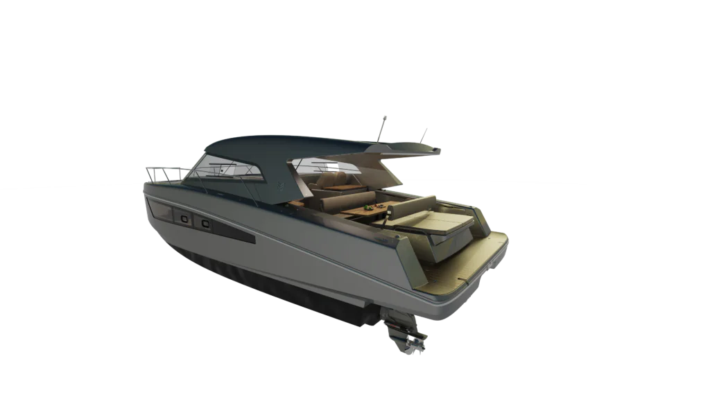 beachable power catamaran