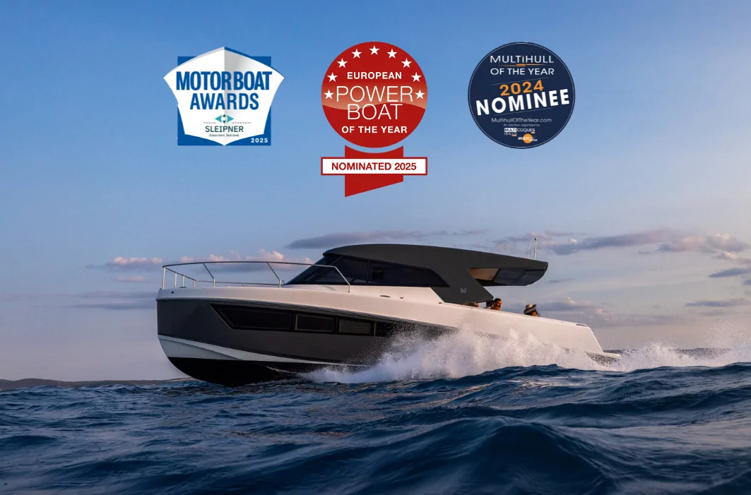 MOTORBOAT AWARDS EUROPEAN POWERBOAT OF THE YEAR MULTIHULL OF THE YEAR
