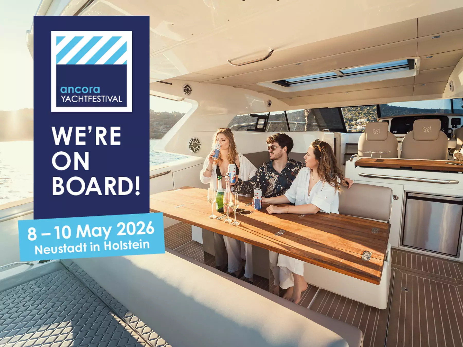 Amcora Boat Show Power Catamaran