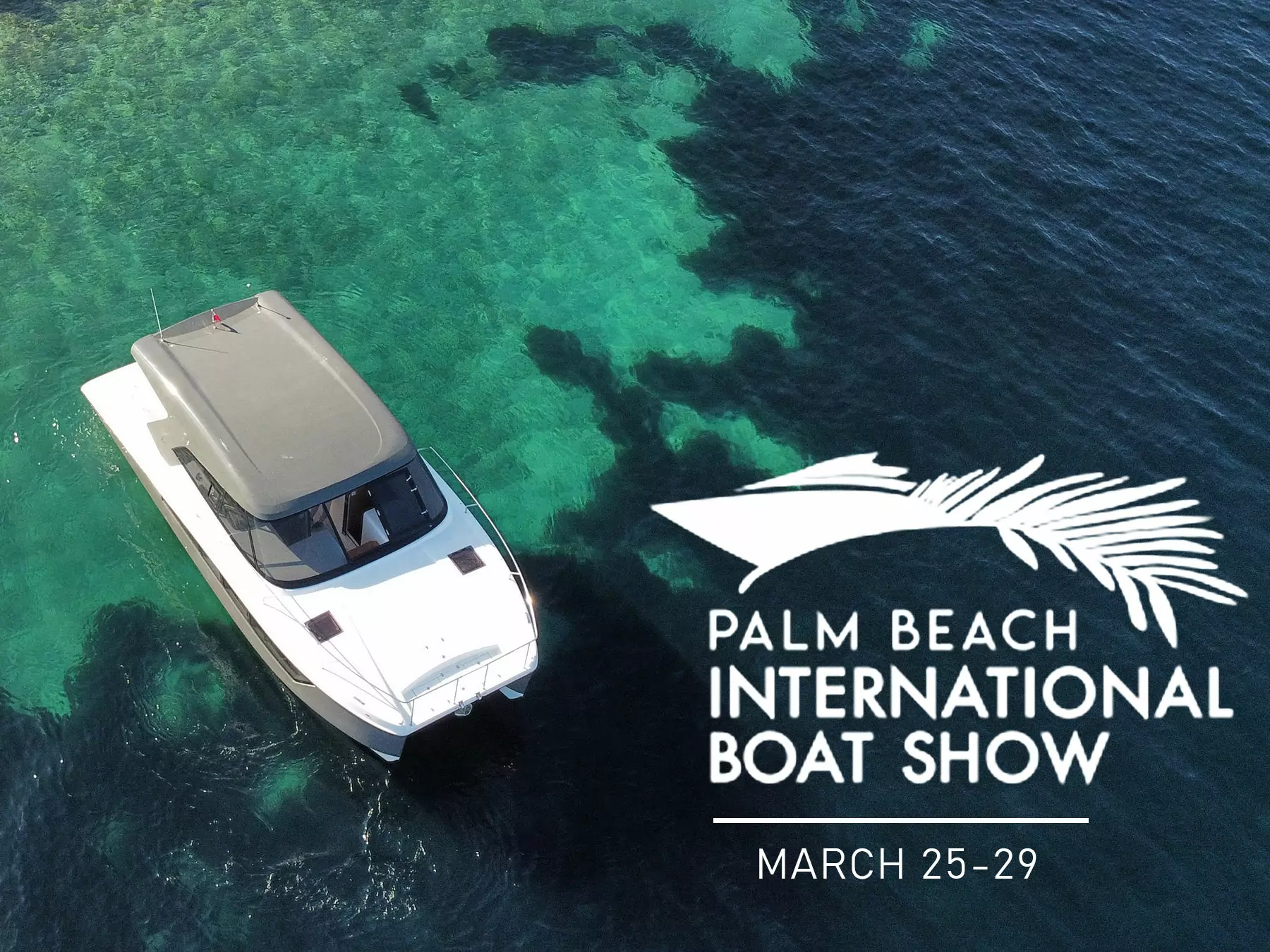 performance power catamaran at Palm Beach Boat Show